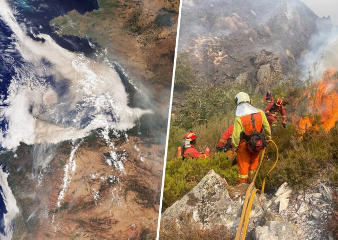 Los incendios de España han sido excepcionales en el sentido literal de la palabra: este mapa de Europa es la prueba